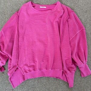 Free People Oversized Sweatshirt